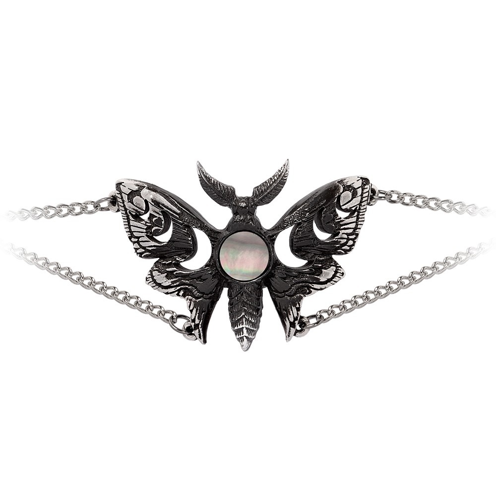 Alchemy - Lunar Moth Bracelet - Silver coloured